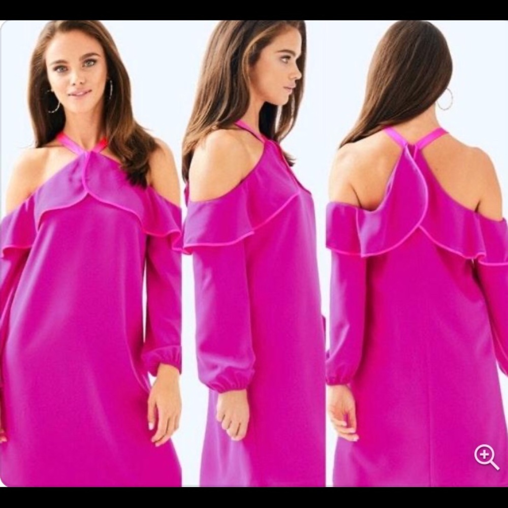 Lily Pulitzer Abrielle Dress Berry Sangri